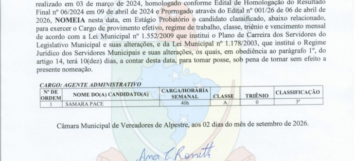 Portaria 008-2026